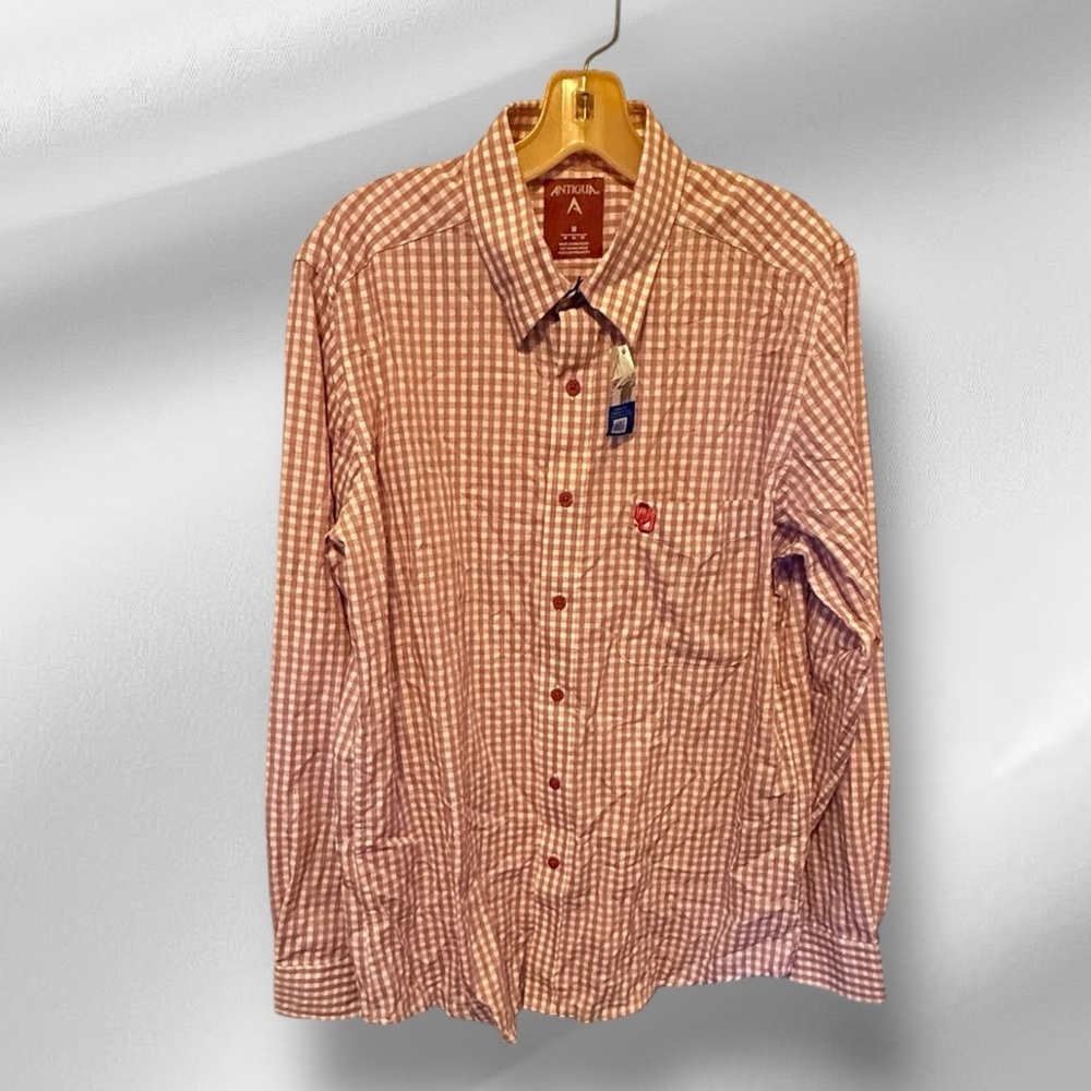 Antigua Structure OU Cotton Dress Shirt‎ nwt